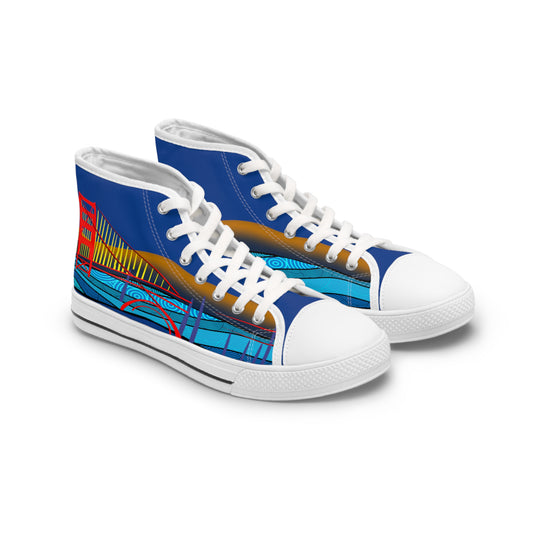 San Francisco Women's High Top Sneakers