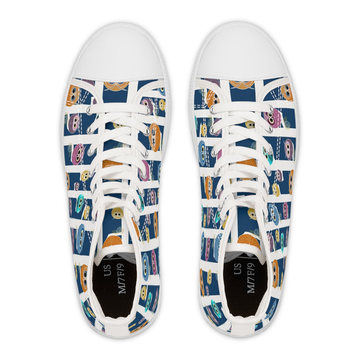 Owls in the Forest Women's High Top Sneakers