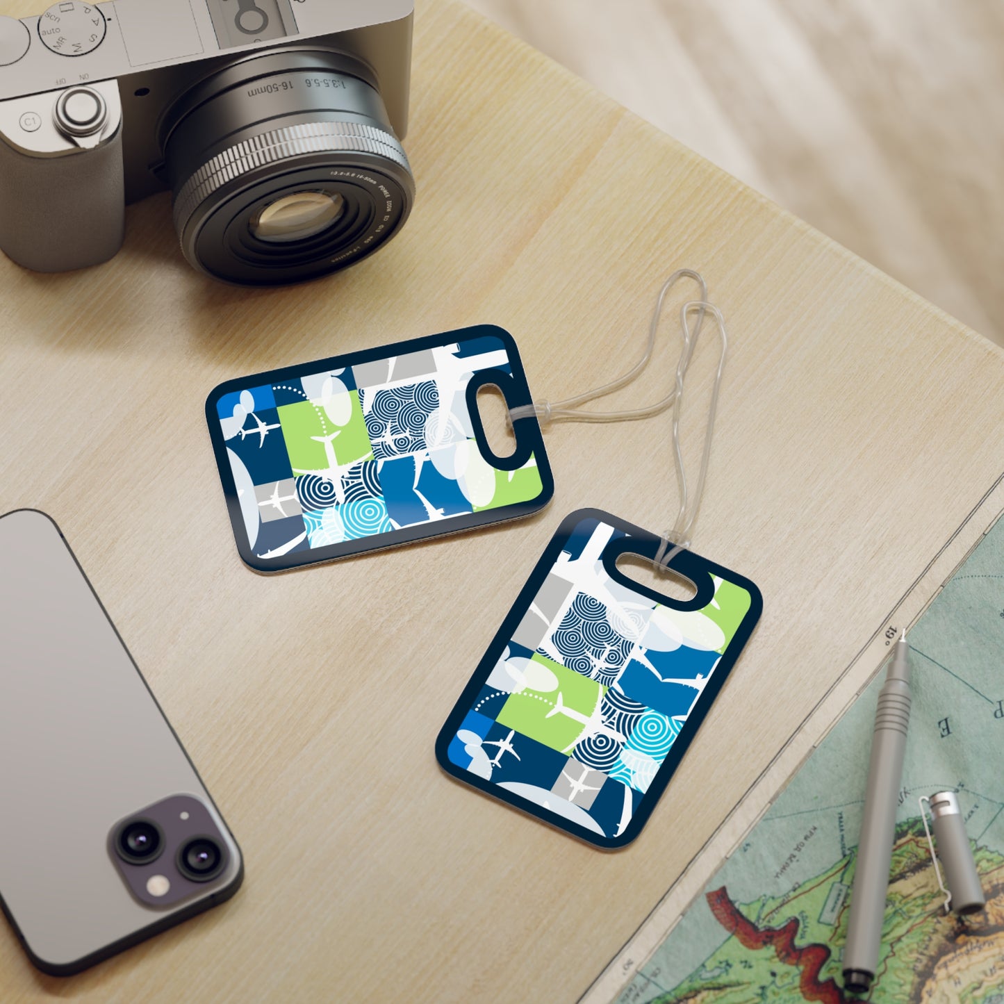 Plane pattern Luggage Tags