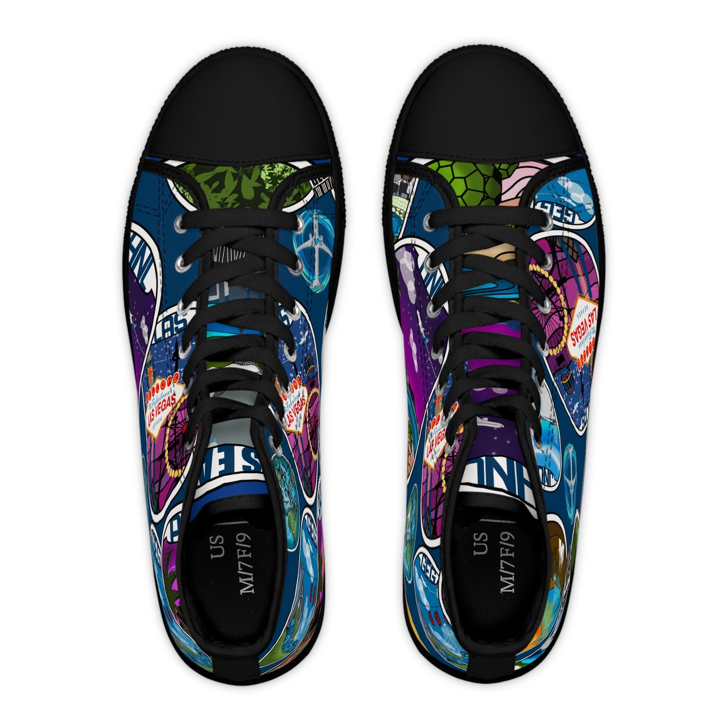 Sticker Women's High Top Sneakers