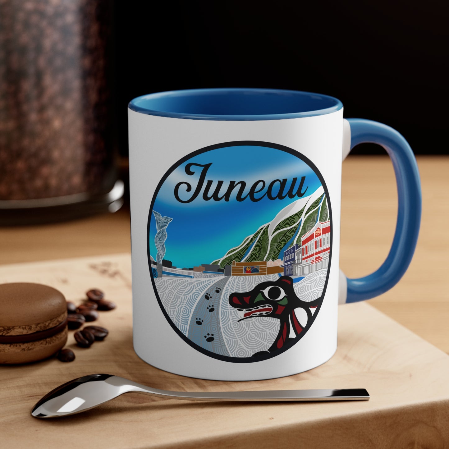 Juneau wharf Coffee Mug, 11oz