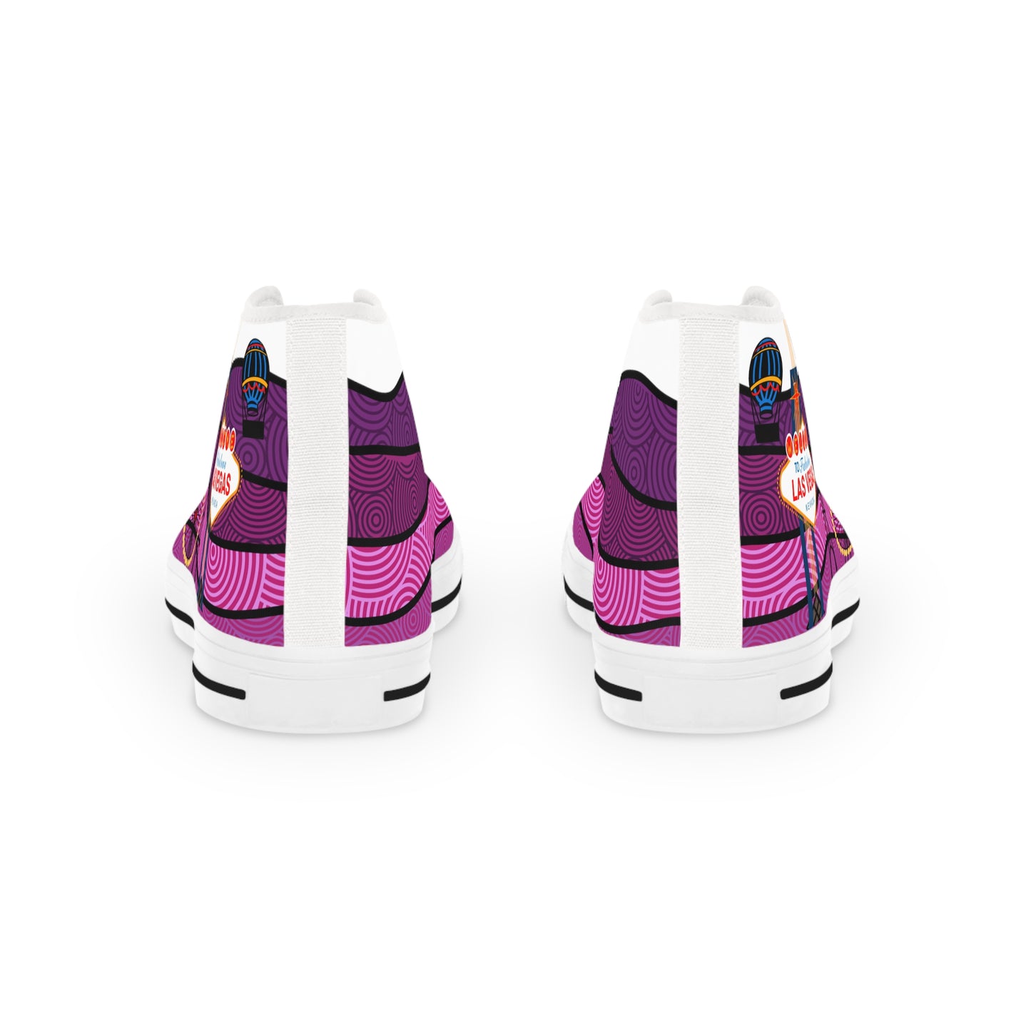 Las Vegas Men's High Top Sneakers