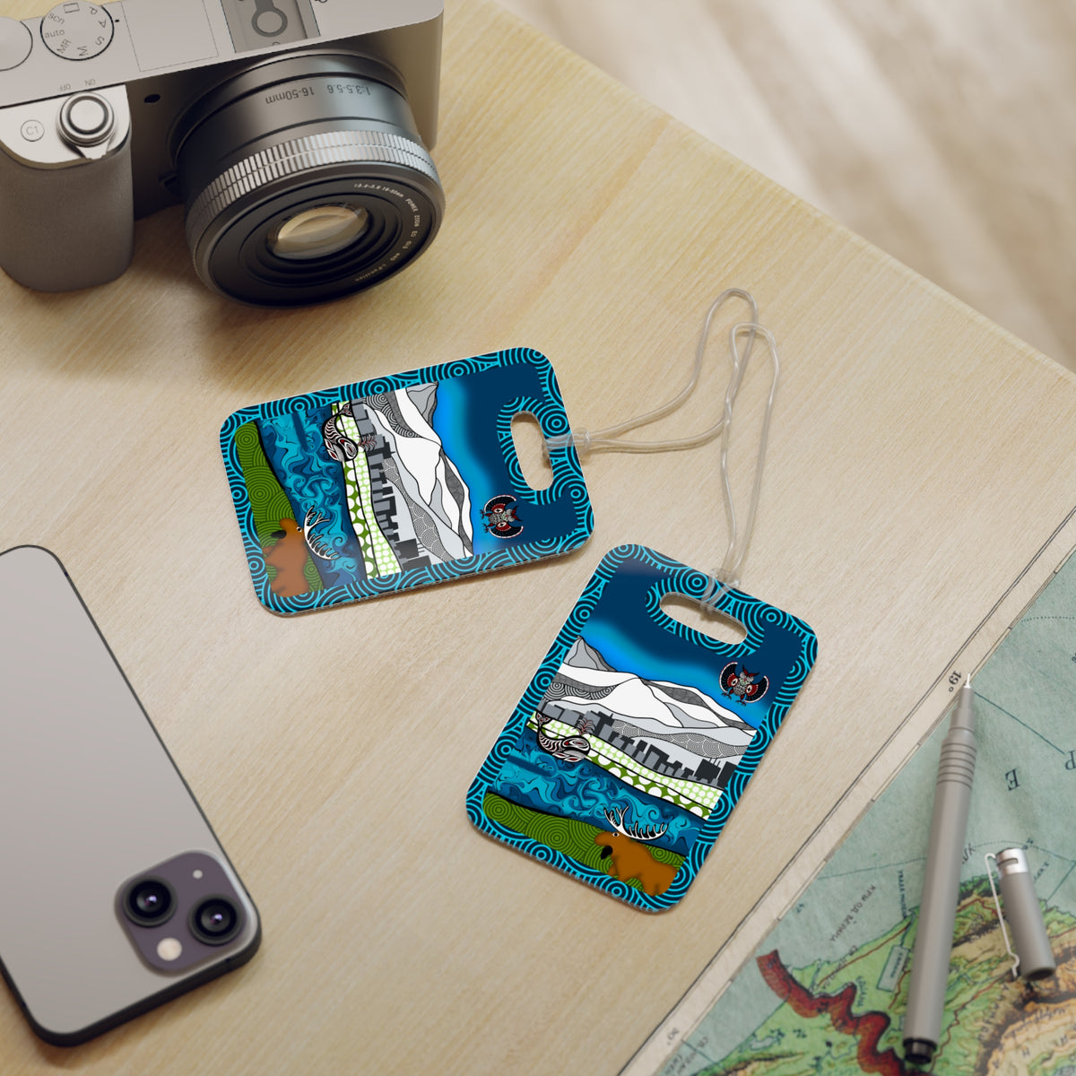 ANC Anchorage Luggage Tags