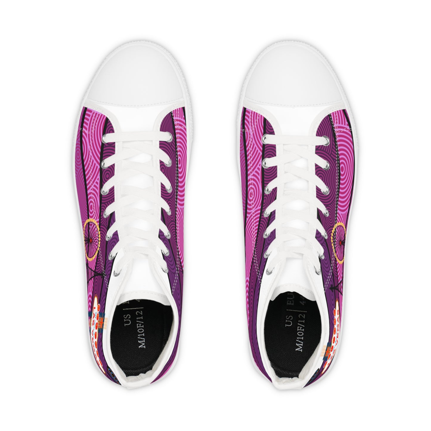 Las Vegas Men's High Top Sneakers