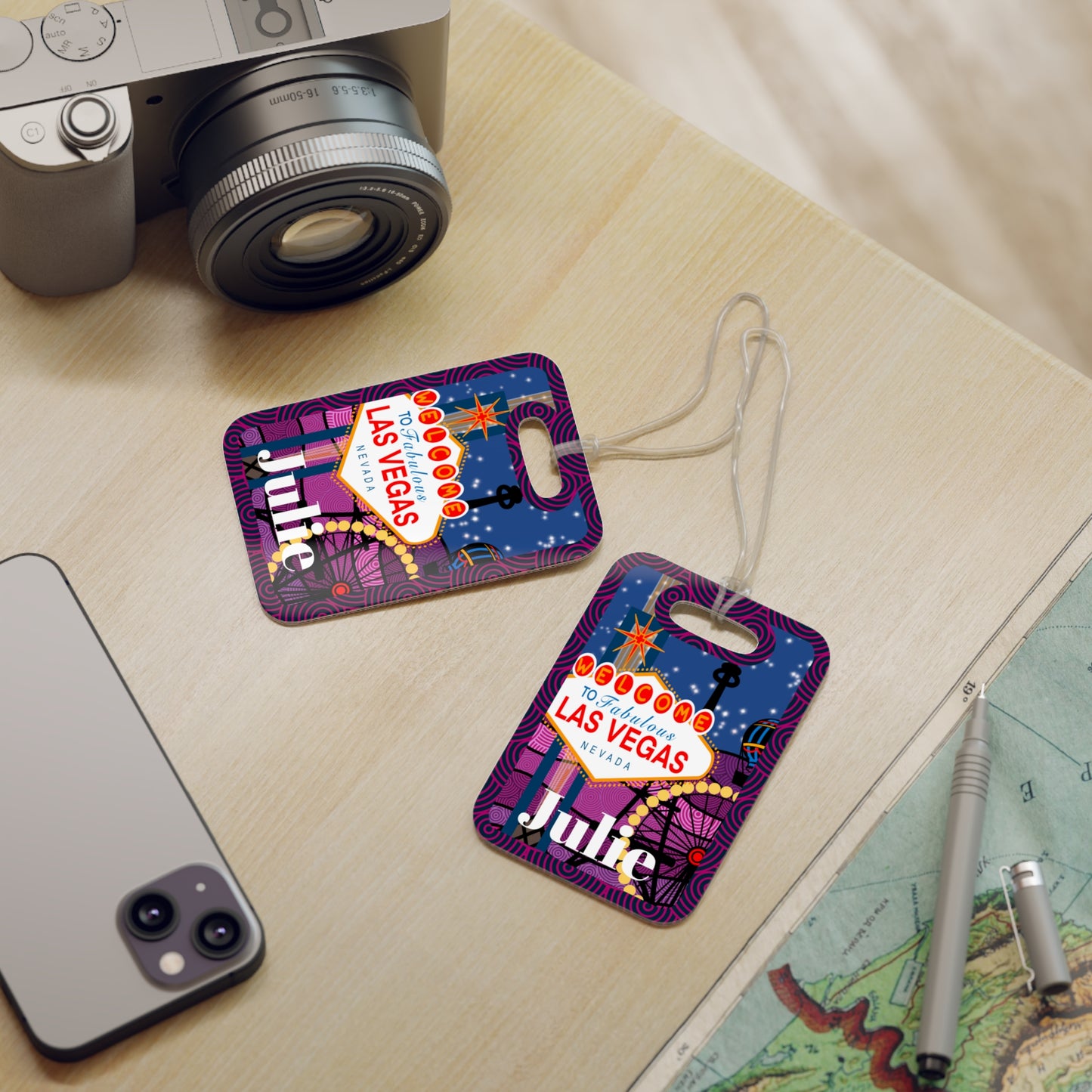 Las Vegas Luggage Tags