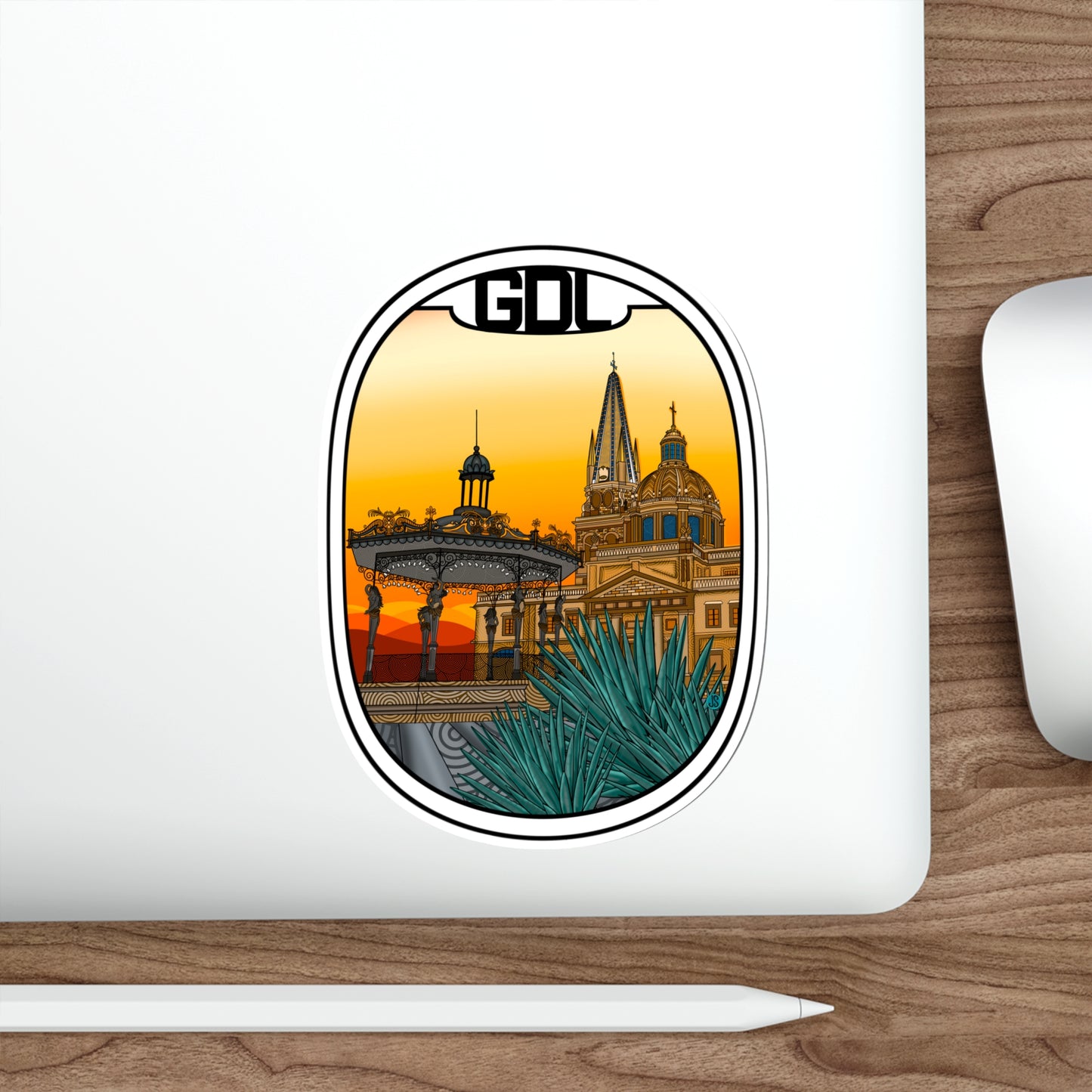 Guadalajara Mexico Out the Window Stickers