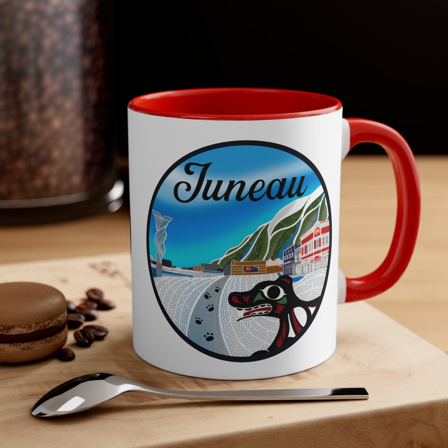 Juneau wharf Coffee Mug, 11oz