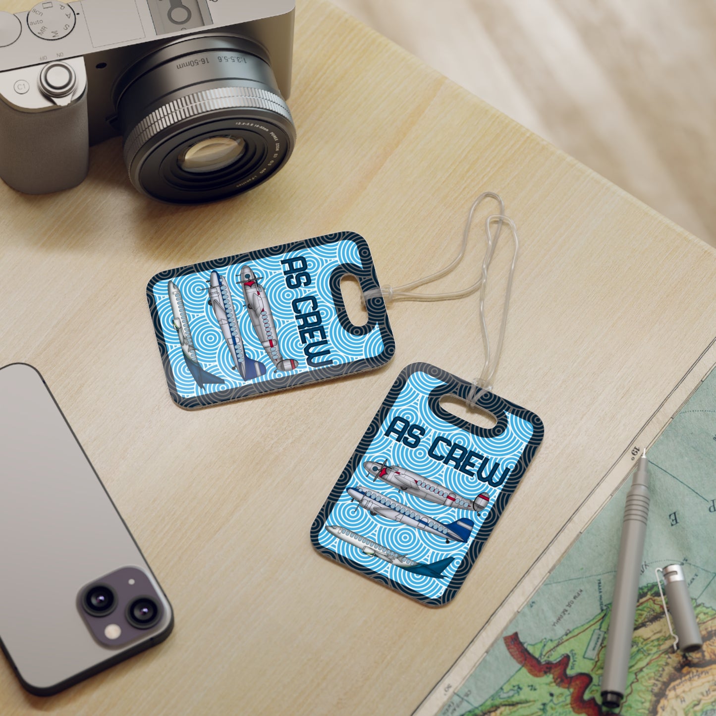 AS CREW Luggage Tags