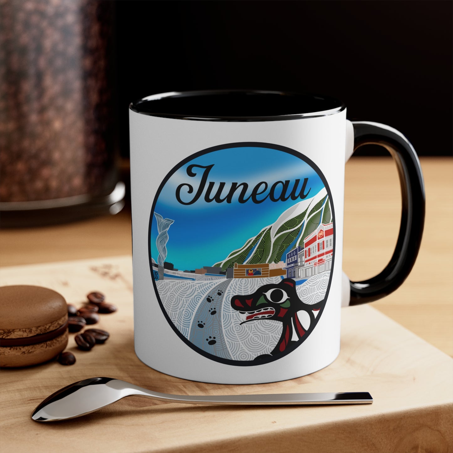 Juneau wharf Coffee Mug, 11oz