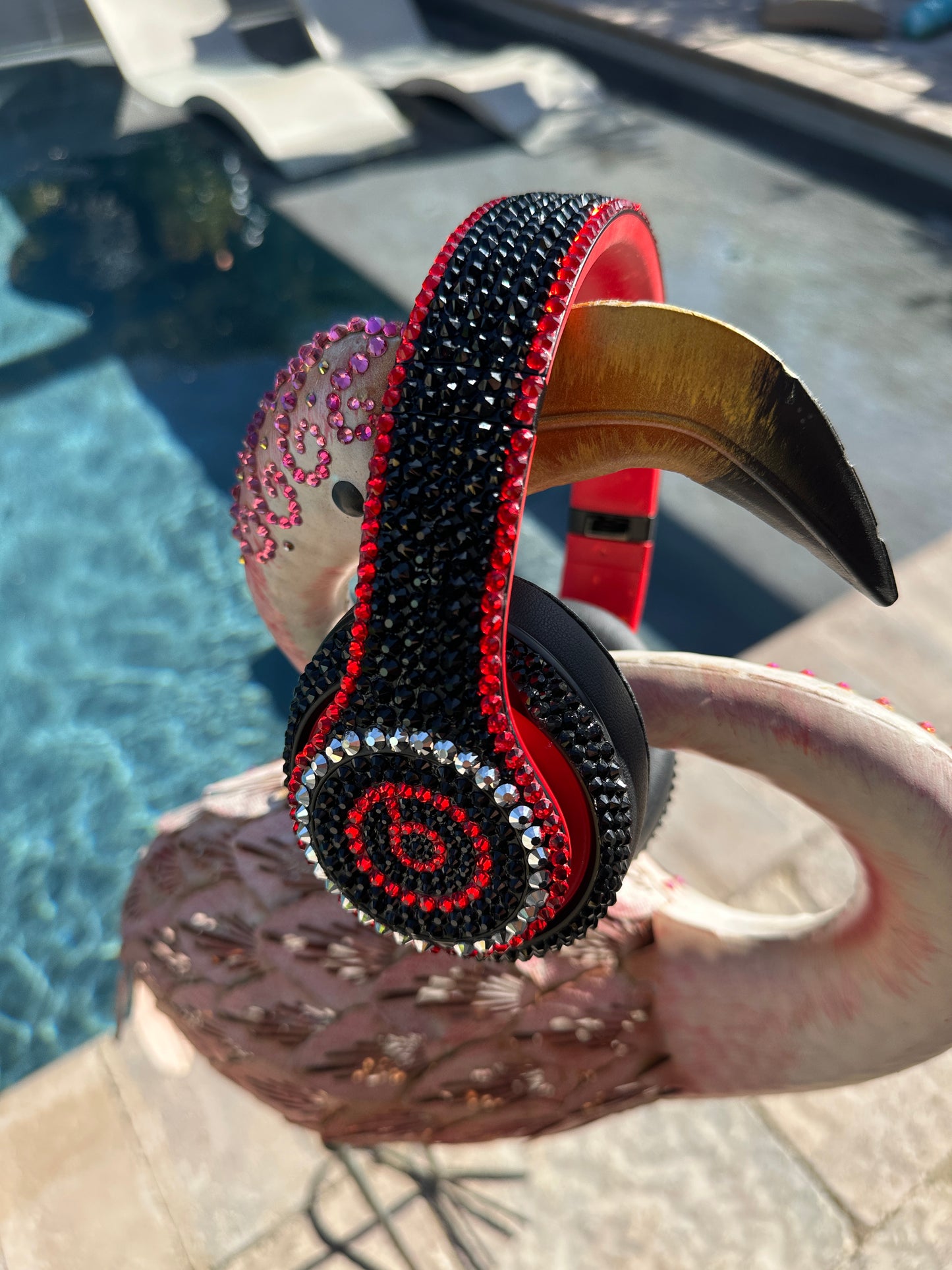 Custom Rhinestone Head Phones