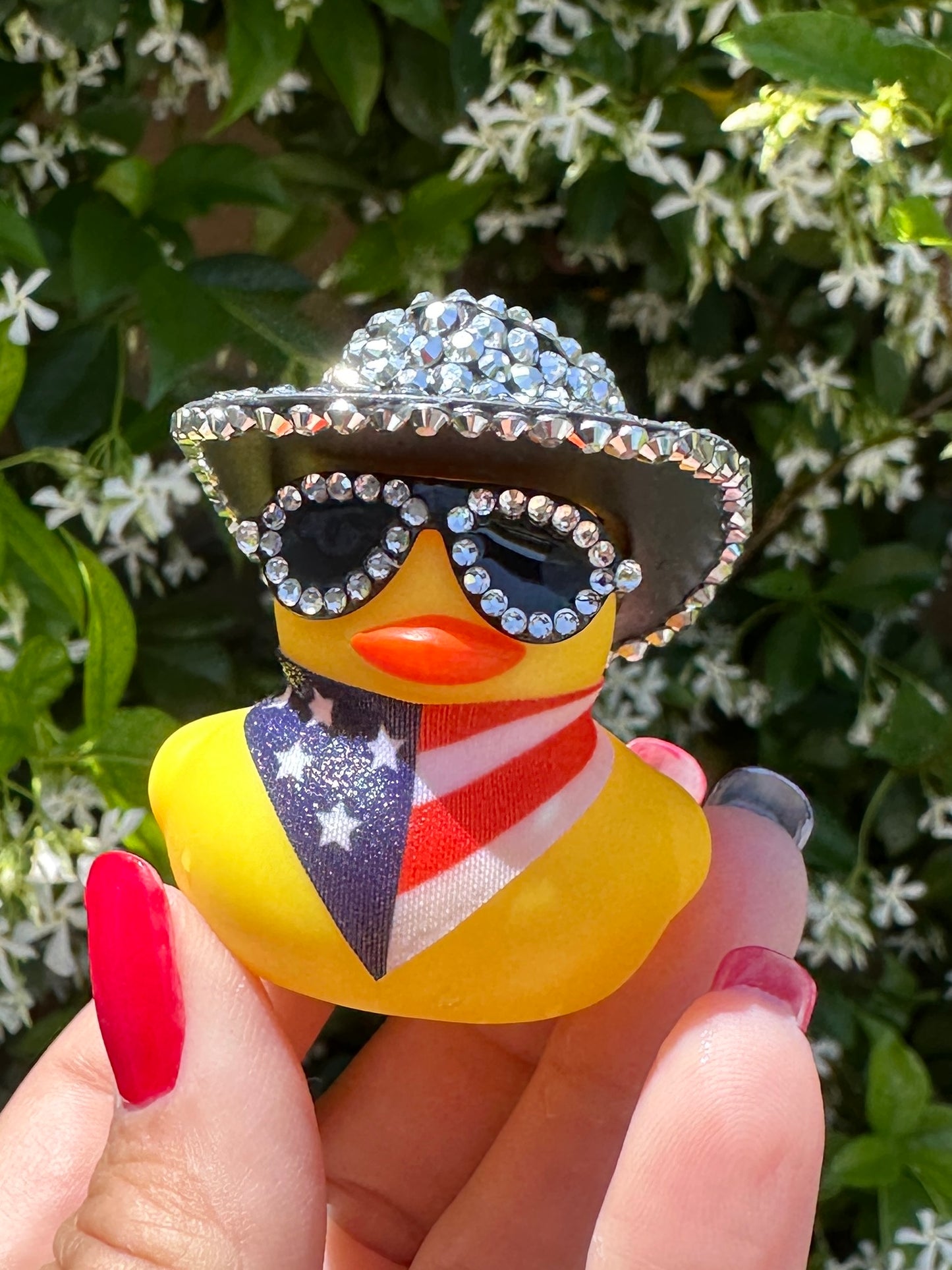 Rhinestone Rubber Duck -