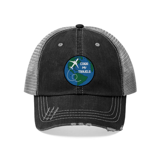 Color My Travels Unisex Trucker Hat