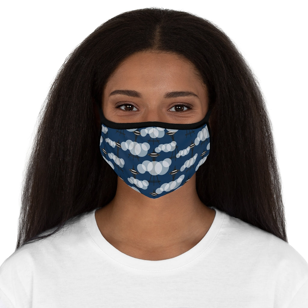 Seattle Cloud Fitted Face Mask