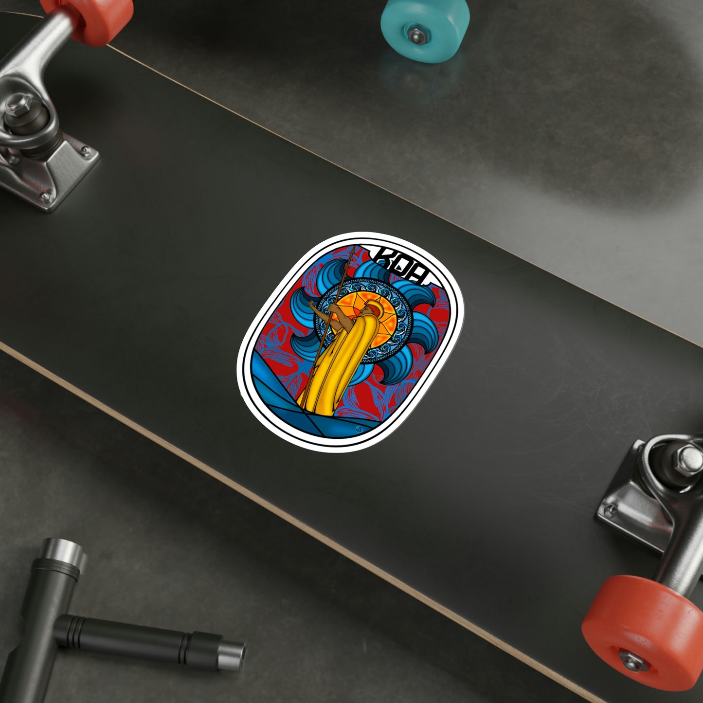 KOA Kona Hawaii Stickers