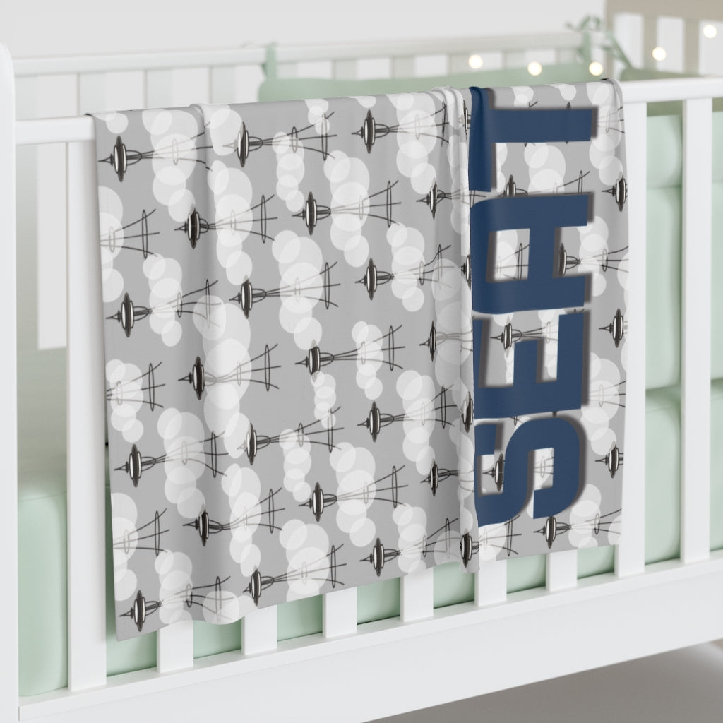 Seattle Baby Swaddle Blanket