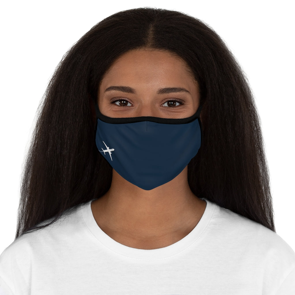 Small Plane Fitted Face Mask
