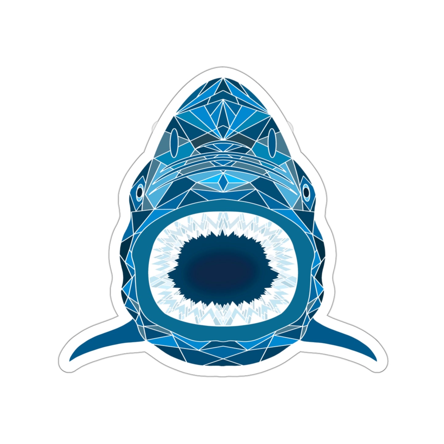 Shark Max Teeth Die-Cut Stickers
