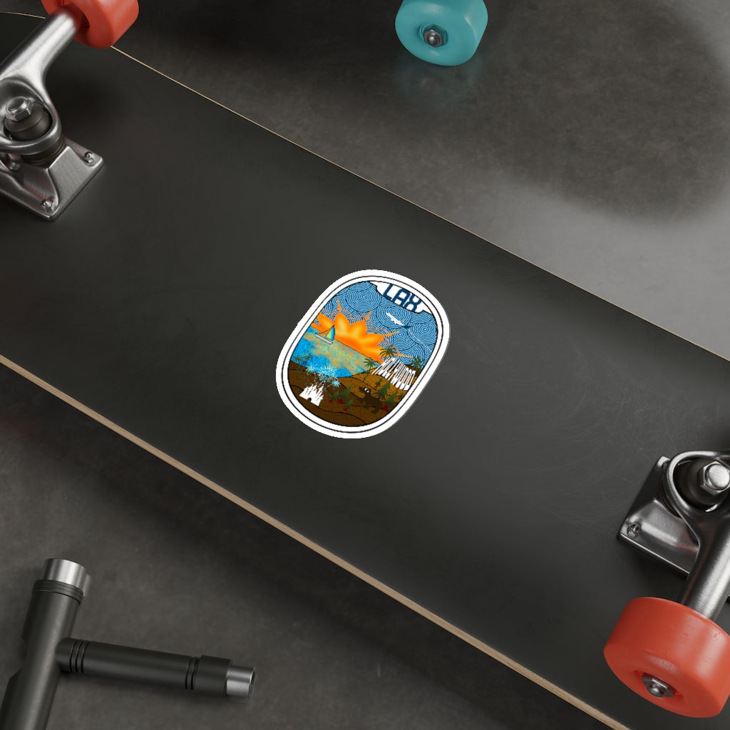 LAX - Los Angeles Die-Cut Stickers