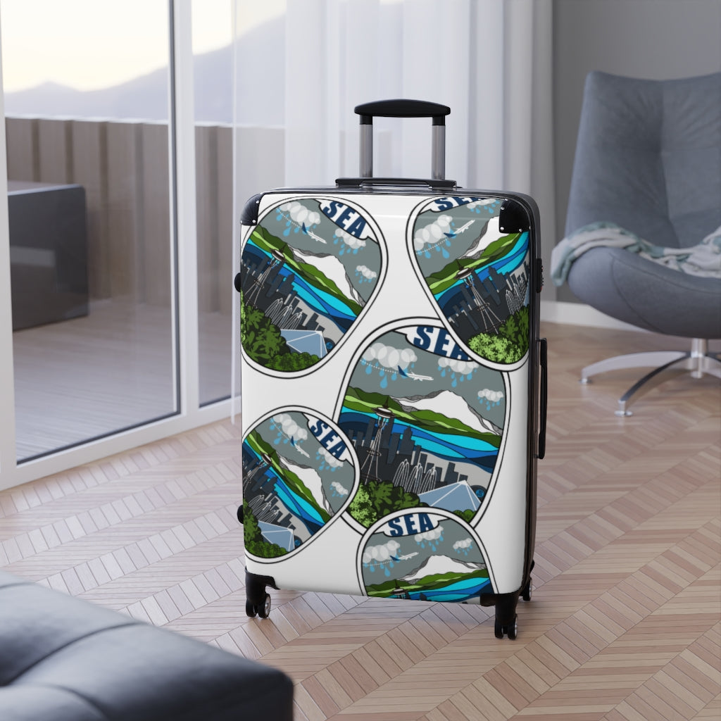 SEA Seattle suitcase