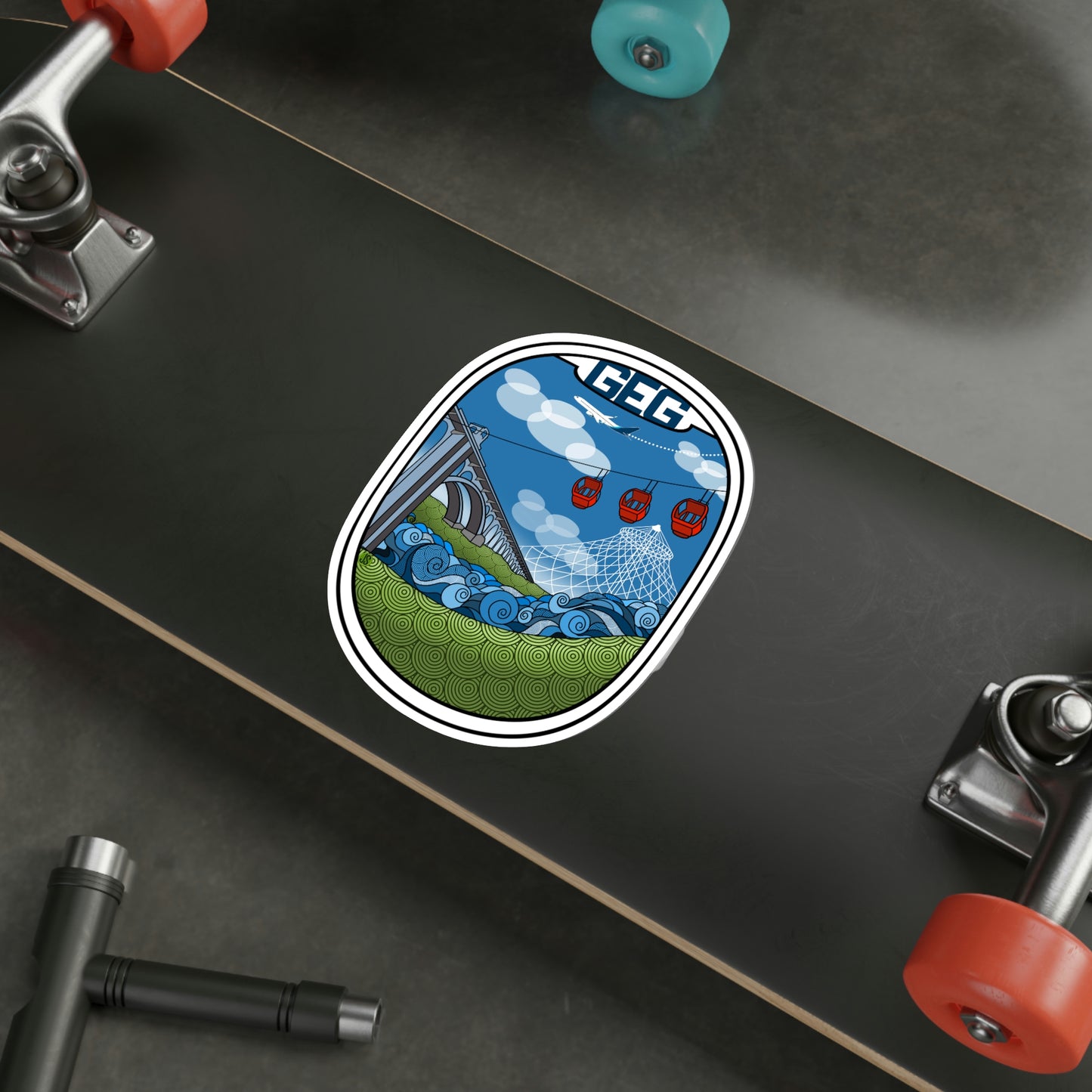 GEG-Spokane Die-Cut Stickers