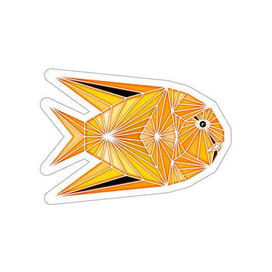 Yellow Fish Die-Cut Stickers