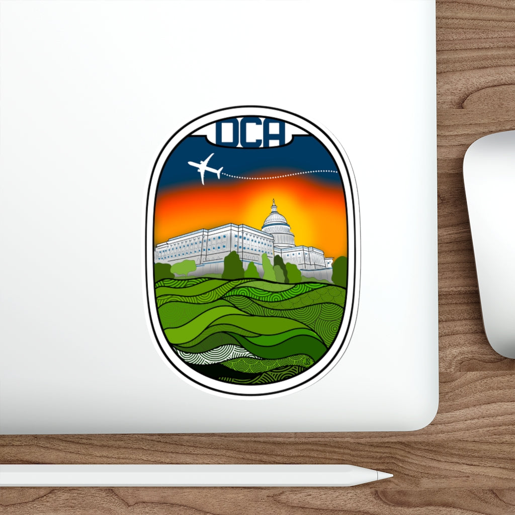 DCA Washington DC Die-Cut Stickers