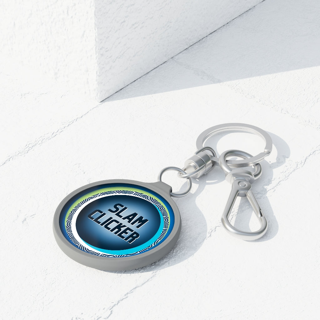 Slam Clicker Black Keyring Tag