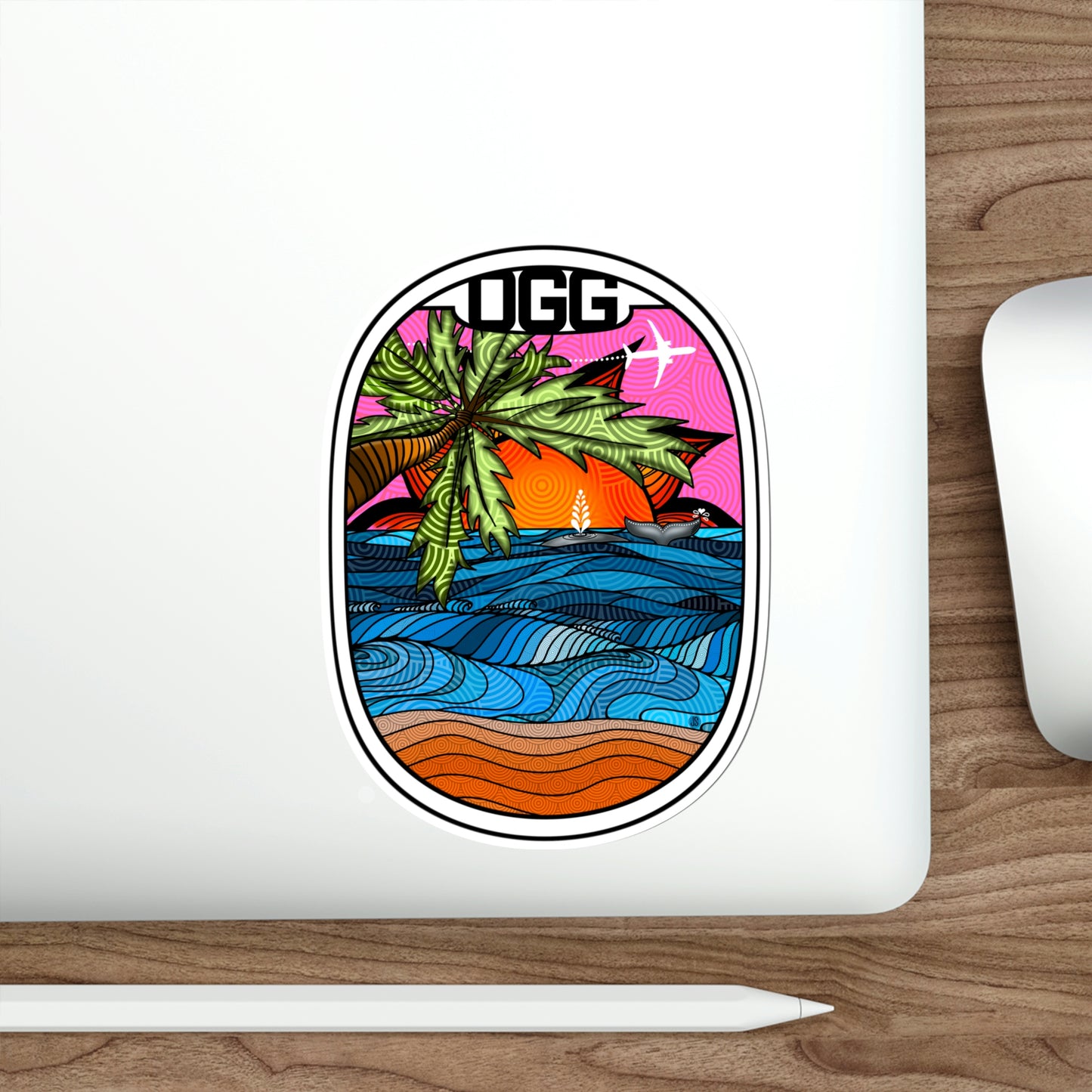 OGG-Maui Die Cut Stickers