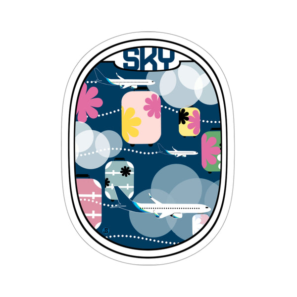 Sky Design Die-Cut Stickers