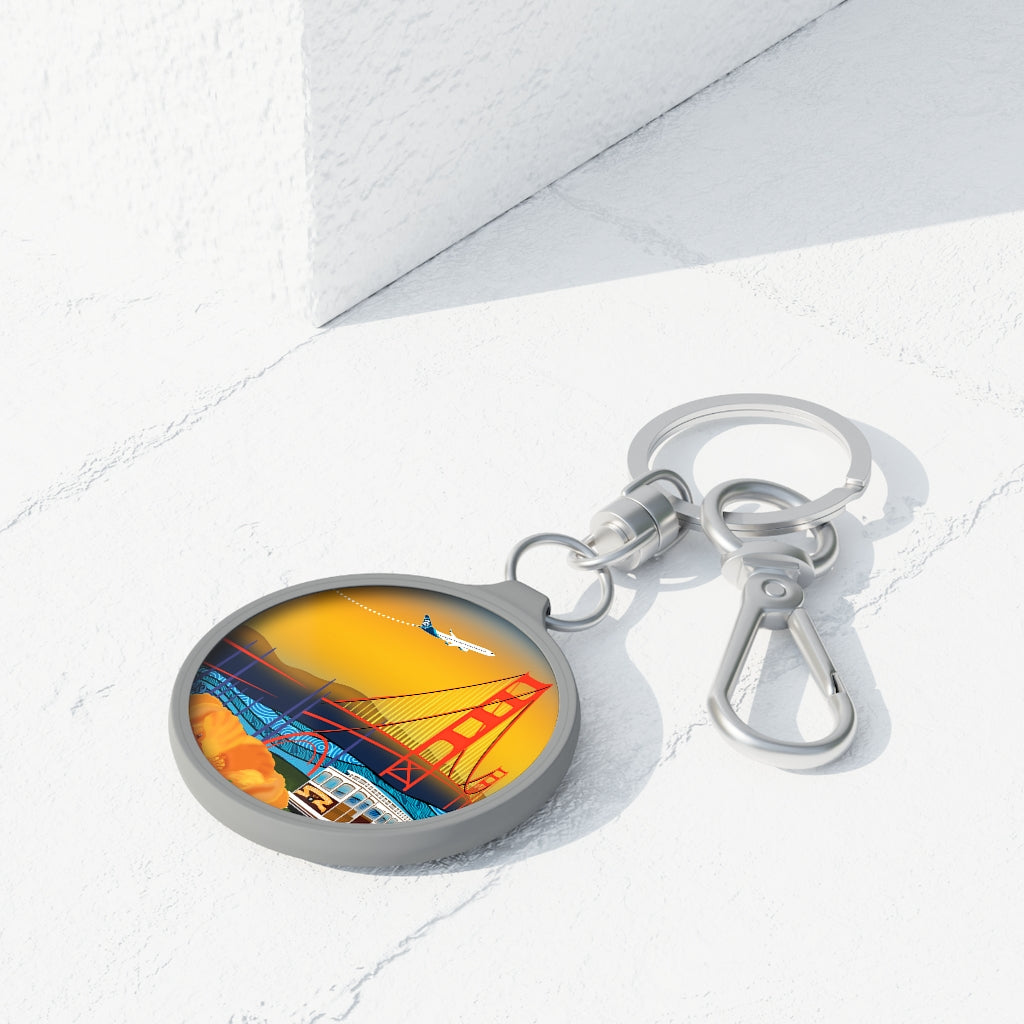 SFO AS Keyring Tag