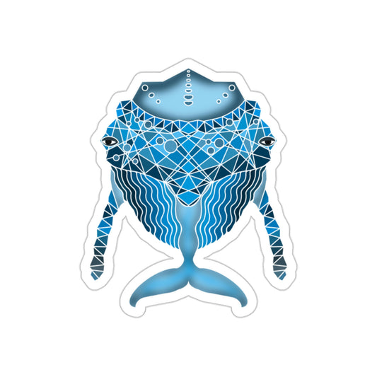 Blue whale Die-Cut Stickers