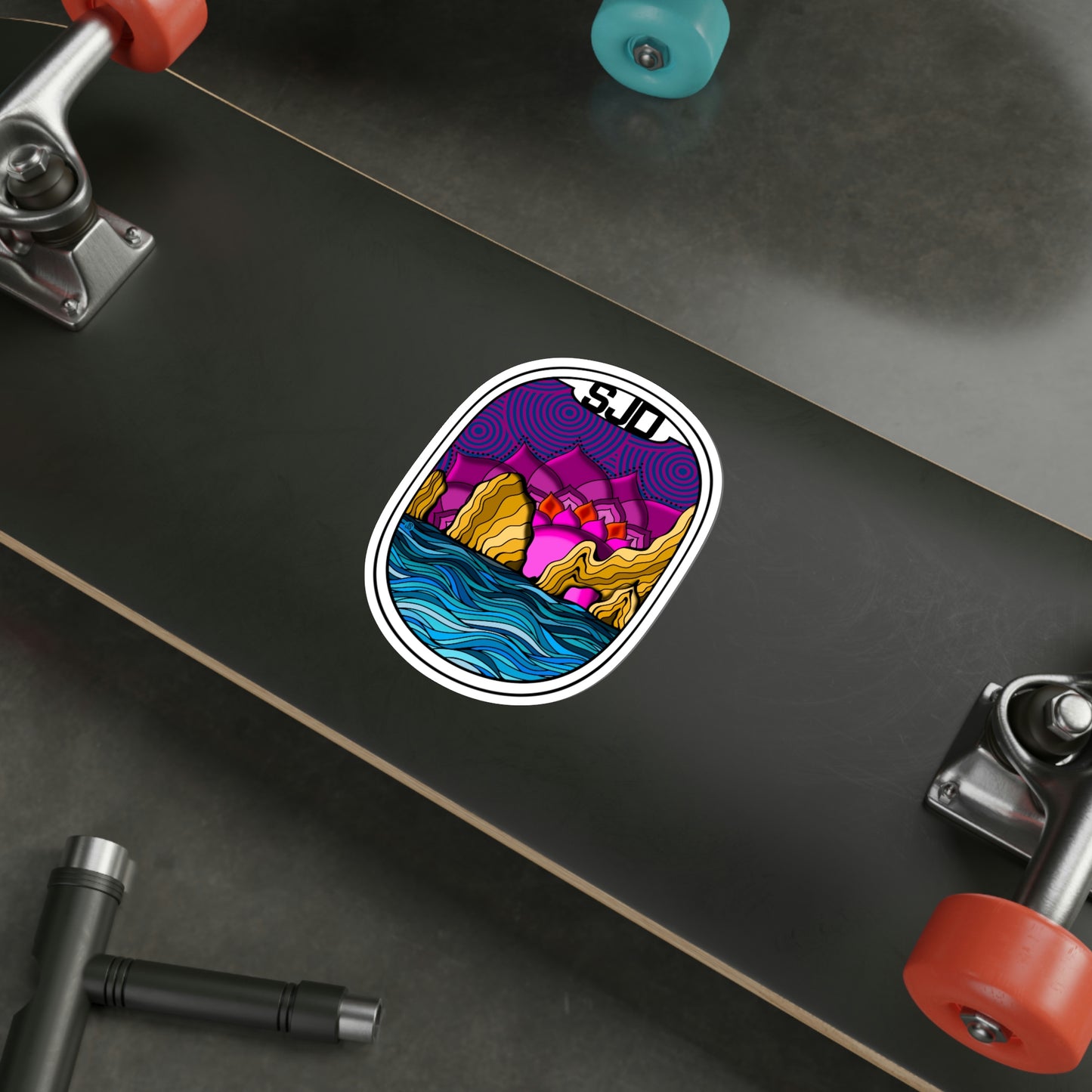 SJD-Cabo San Lucas Die-Cut Stickers