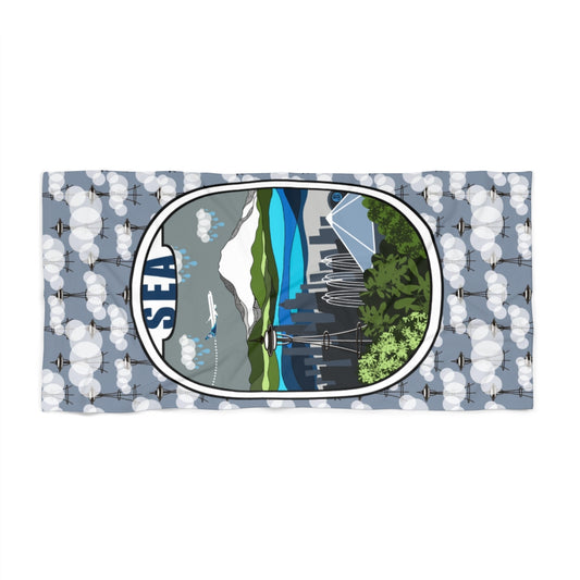 Seattle Beach Towel