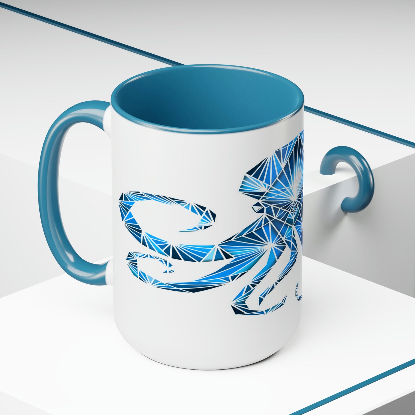 Two-Tone Coffee Mugs, 15oz
