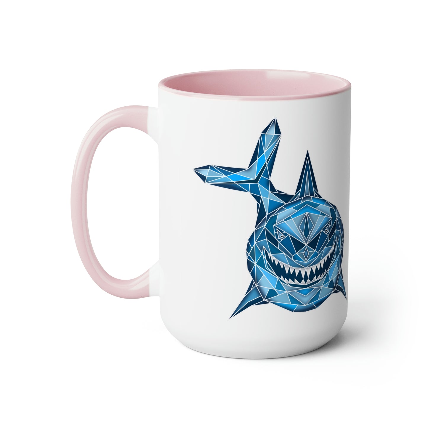 Shark Two-Tone Coffee Mugs, 15oz