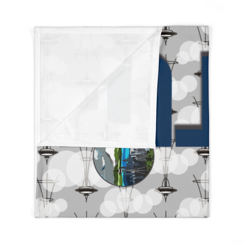 Seattle Baby Swaddle Blanket