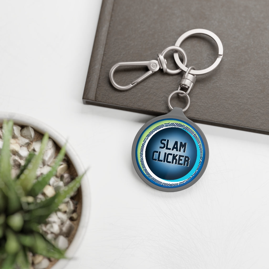 Slam Clicker Black Keyring Tag