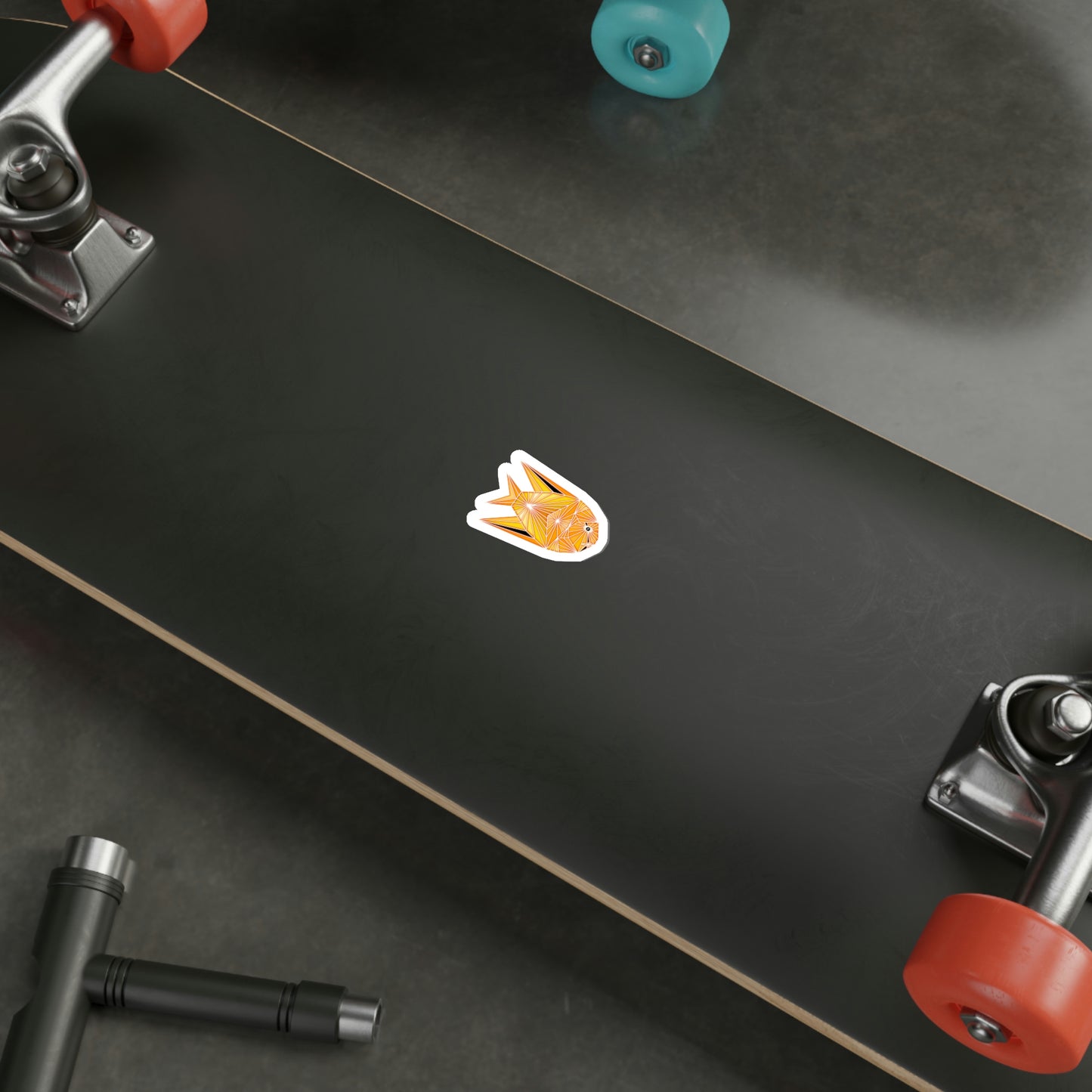 Yellow Fish Die-Cut Stickers