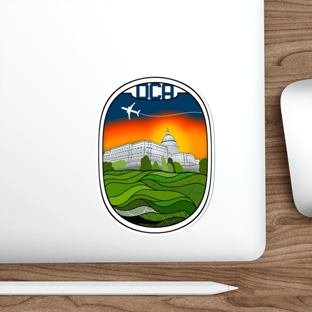 DCA Washington DC Die-Cut Stickers