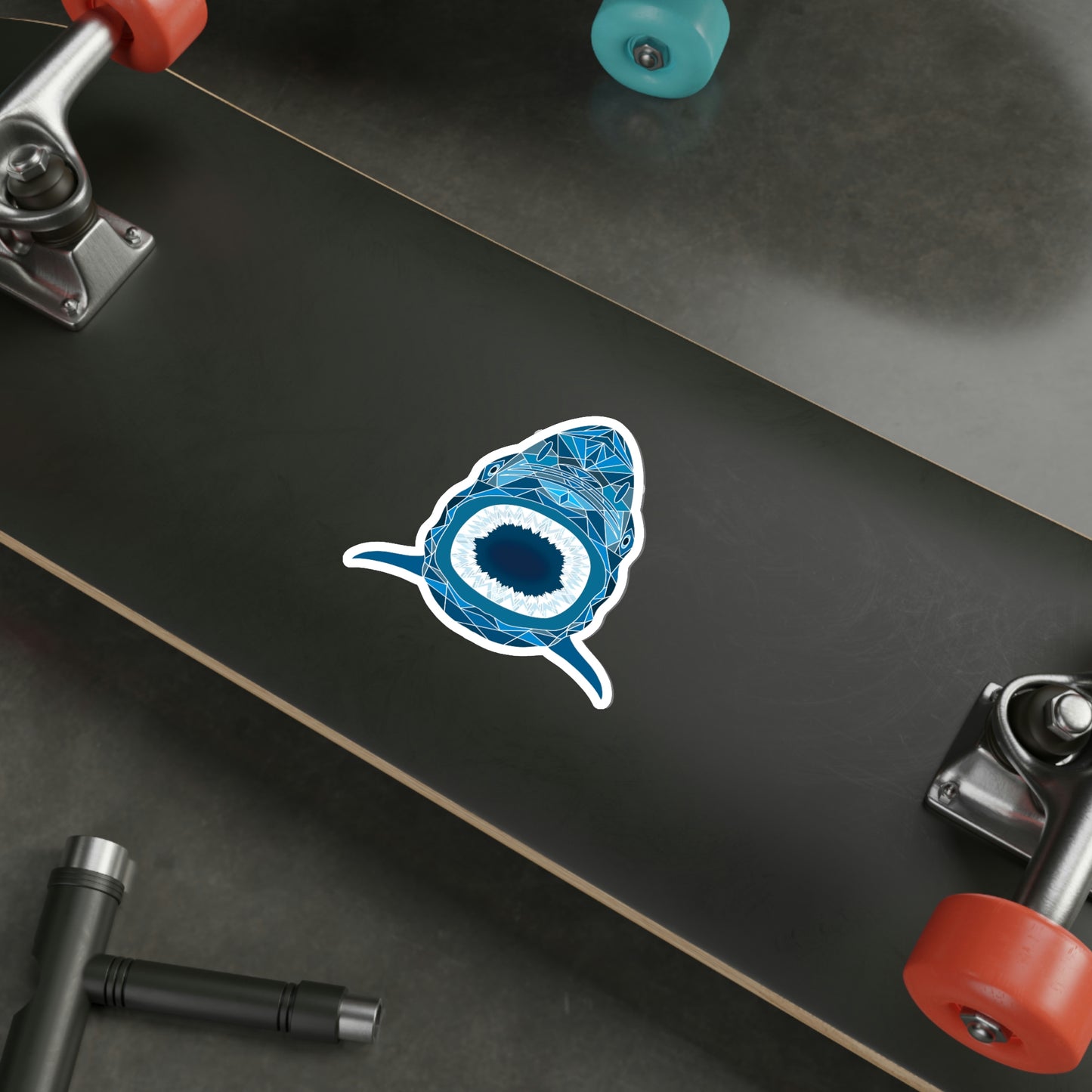 Shark Max Teeth Die-Cut Stickers