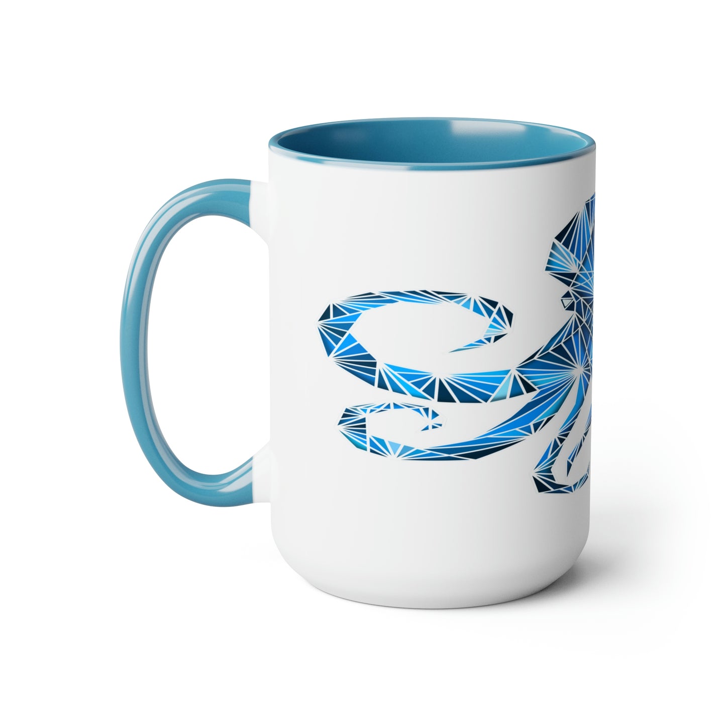 Two-Tone Coffee Mugs, 15oz
