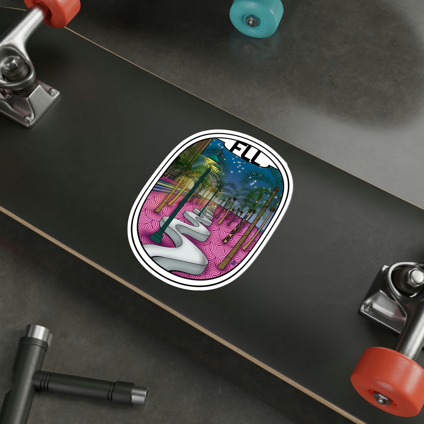 FLL- Fort Lauderdale Stickers