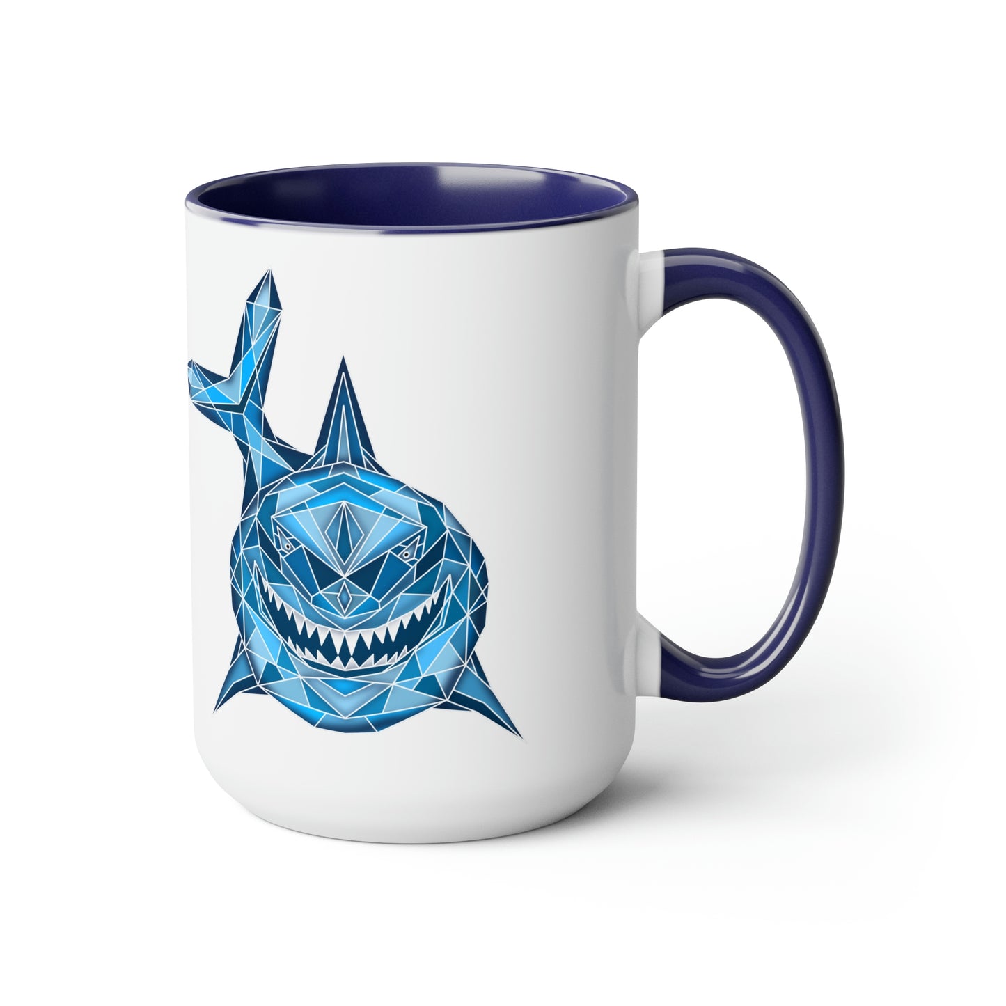 Shark Two-Tone Coffee Mugs, 15oz