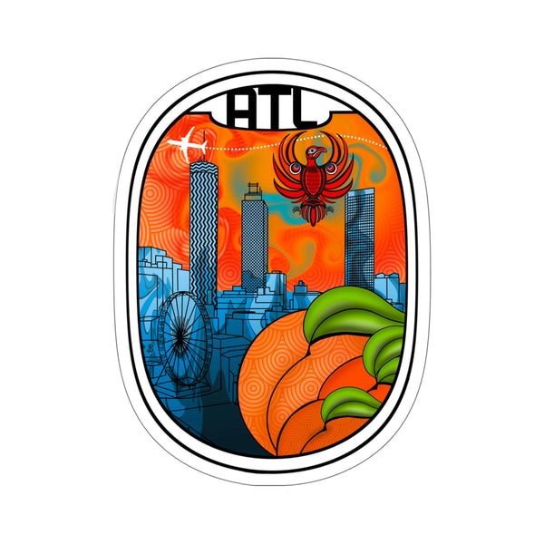 ATL - Atlanta Georgia Die-Cut Stickers