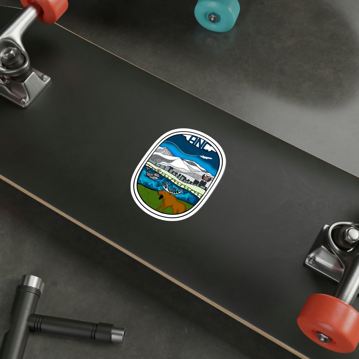 ANC Anchorage Die-Cut Stickers