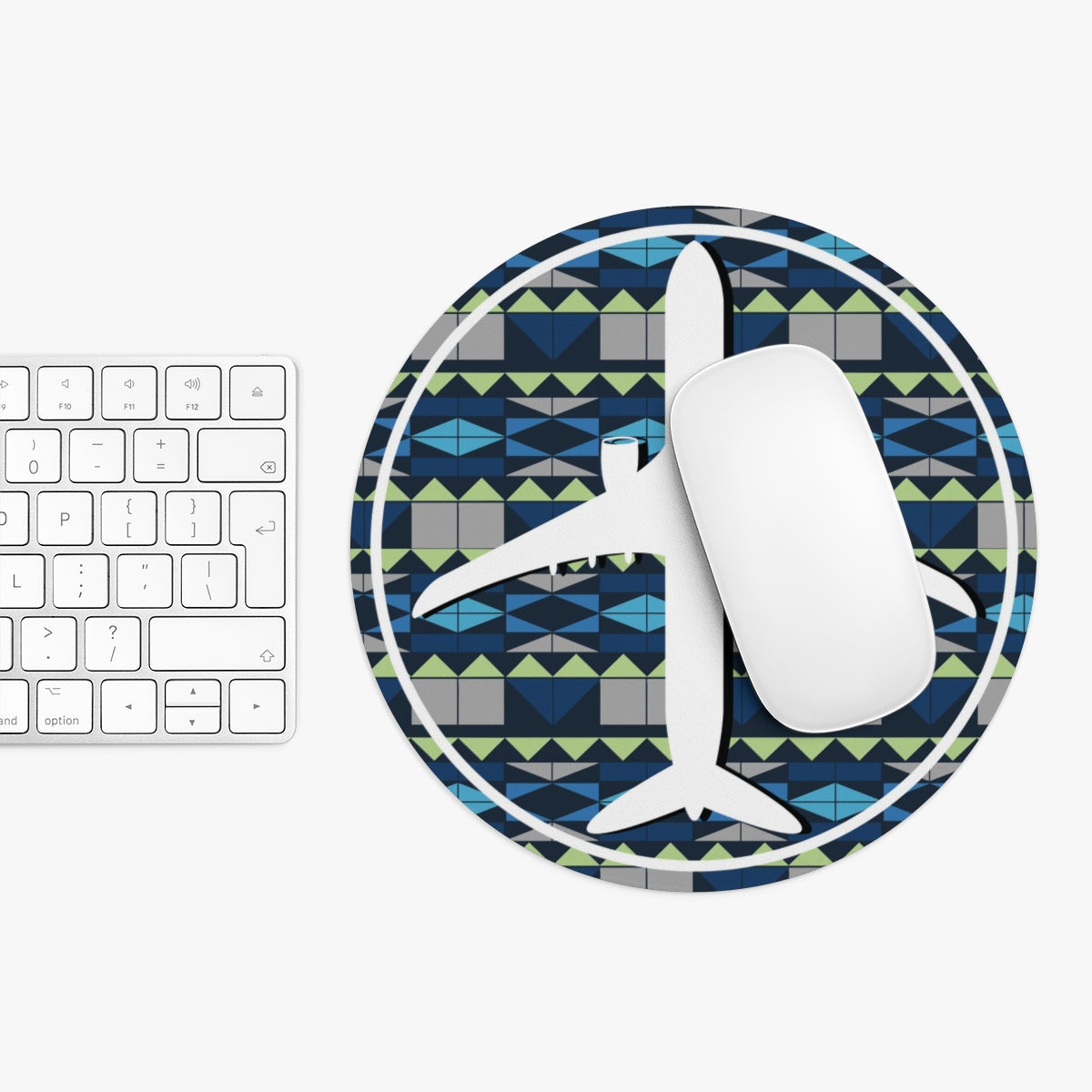 Bulkhead with plane modern Mouse Pad