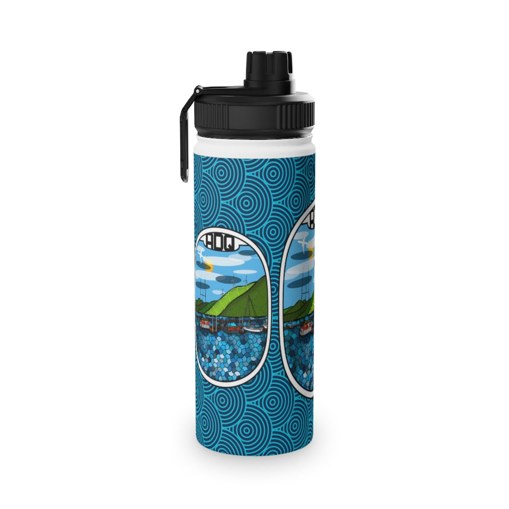 ADQ Kodiak Stainless Steel Water Bottle, Sports Lid