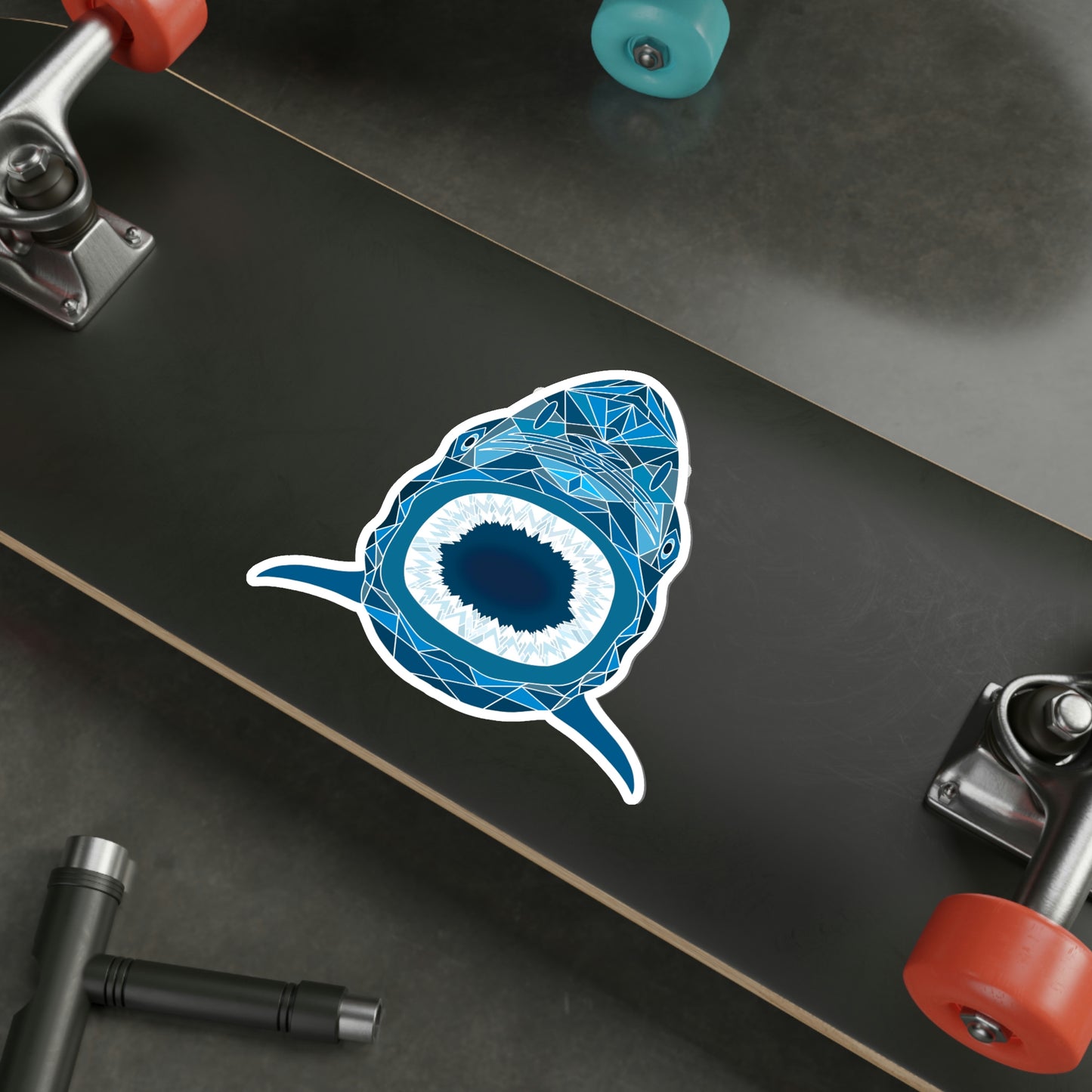 Shark Max Teeth Die-Cut Stickers