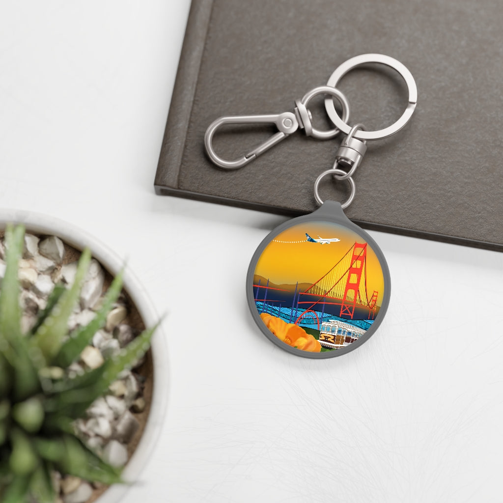SFO AS Keyring Tag