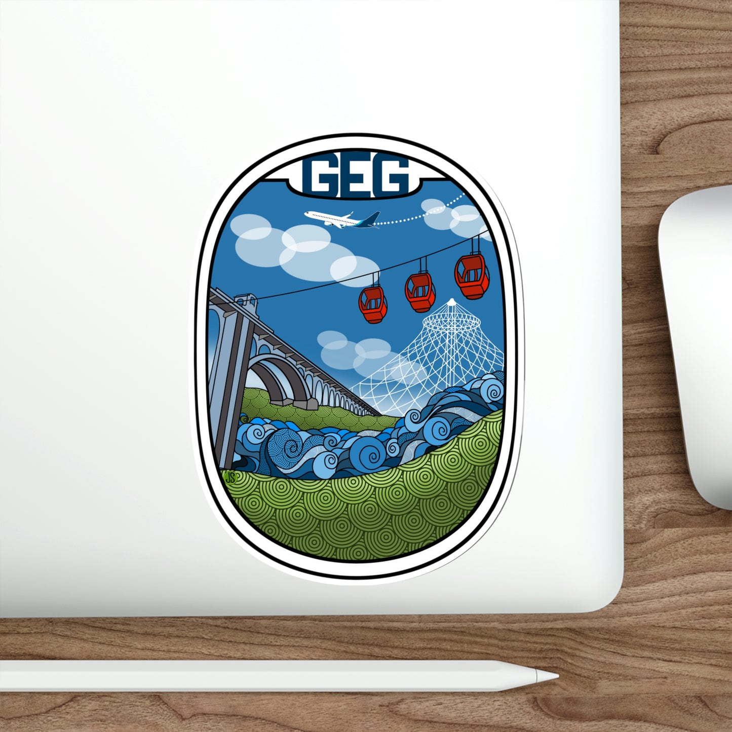 GEG-Spokane Die-Cut Stickers